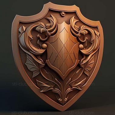 3D model shield (STL)